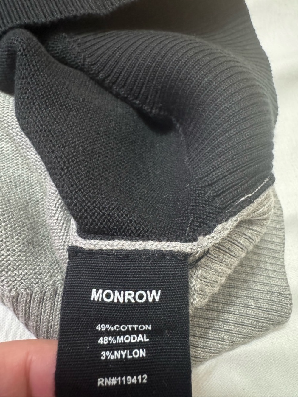 Revolve Monrow Colorblock Sweater Matching Set - Picture 7 of 15